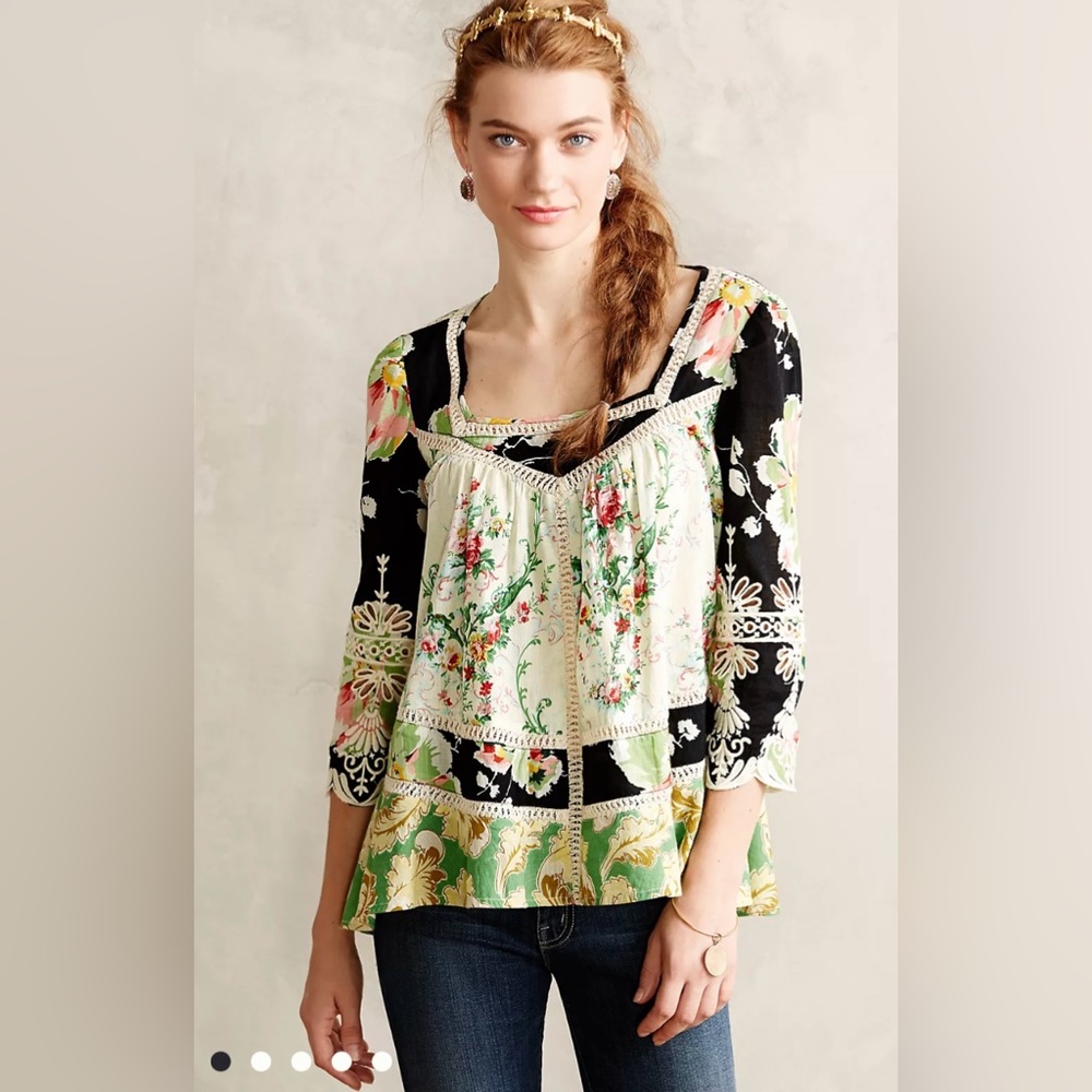 Prateria Peasant Top by Vanessa Virginia